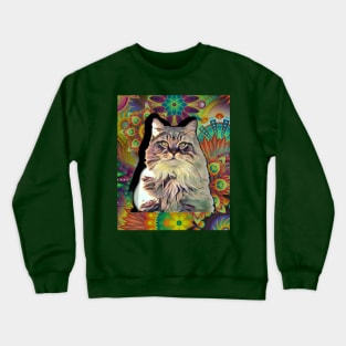 TOBY cat pattern Crewneck Sweatshirt